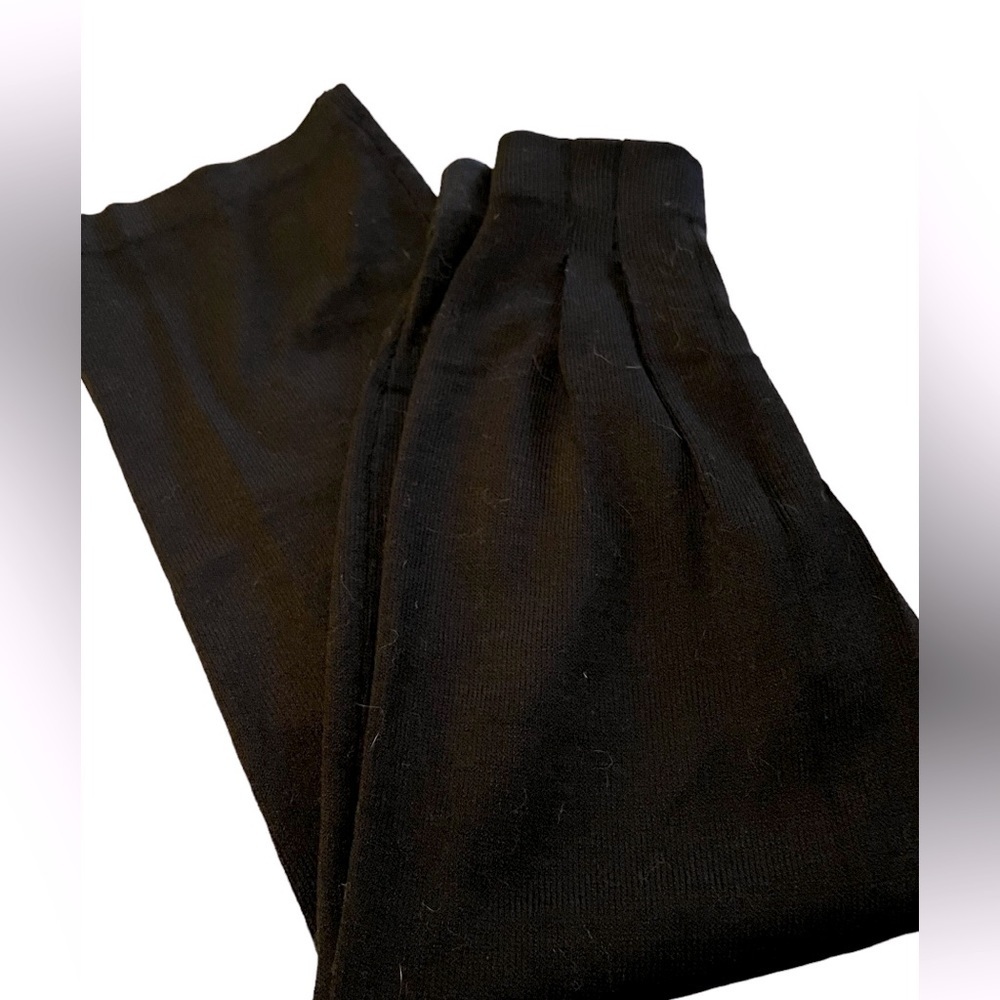 Chanel Boutique Cuffed Wool Pants - Picture 9 of 10